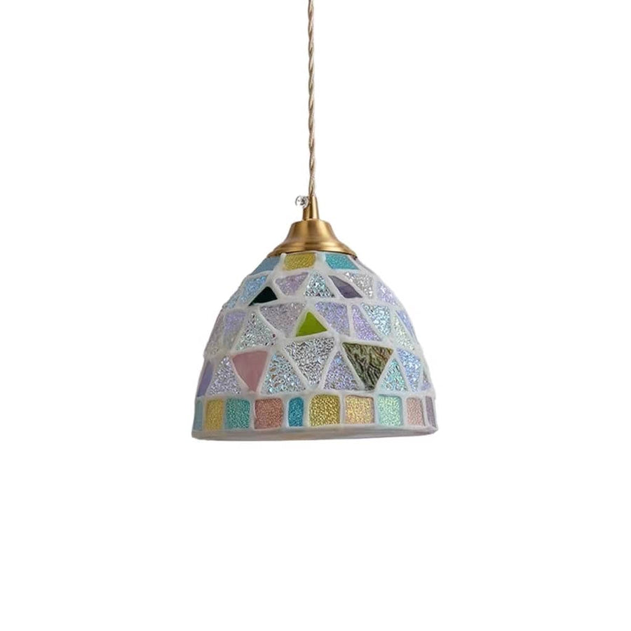 Art Nouveau Stained Glass Pendant Light-Lighting > Chandeliers & Pendant Lights-casanuva-D-casanuva