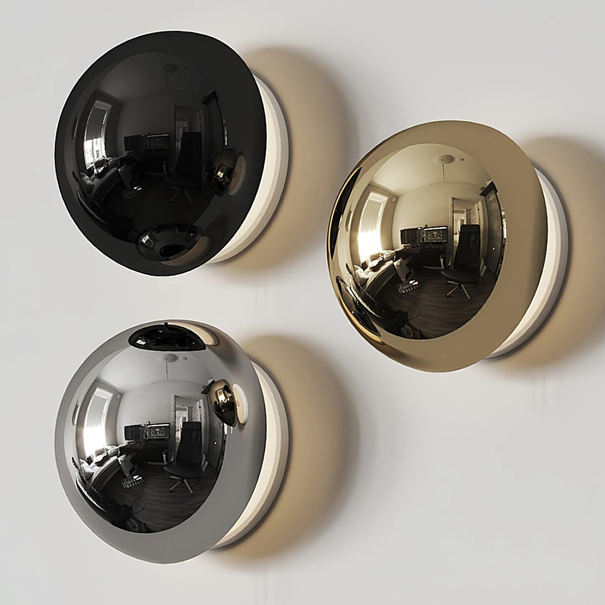 Aurum Sphere Wall Sconce Light-Lighting > Wall Lights-casanuva-casanuva