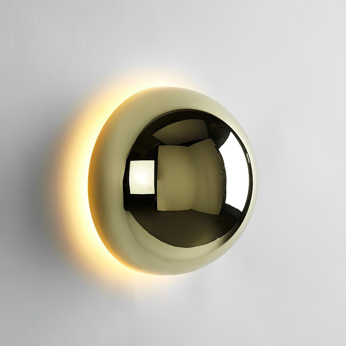 Aurum Sphere Wall Sconce Light-Lighting > Wall Lights-casanuva-16cmx10cm-Gold-Triac Warm Dimming-casanuva