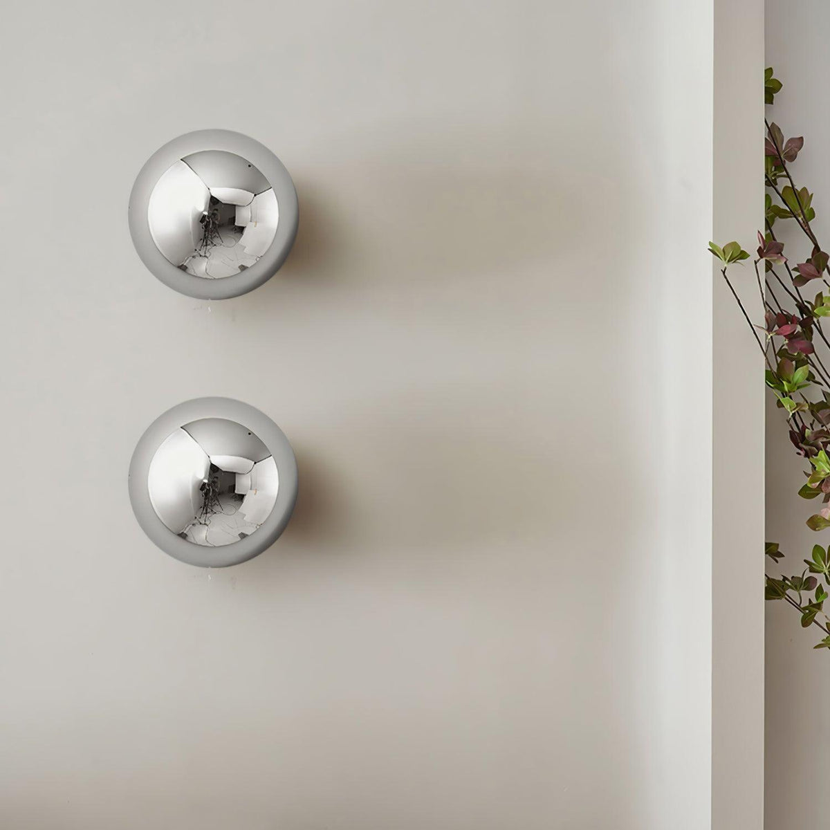 Aurum Sphere Wall Sconce Light-Lighting > Wall Lights-casanuva-casanuva