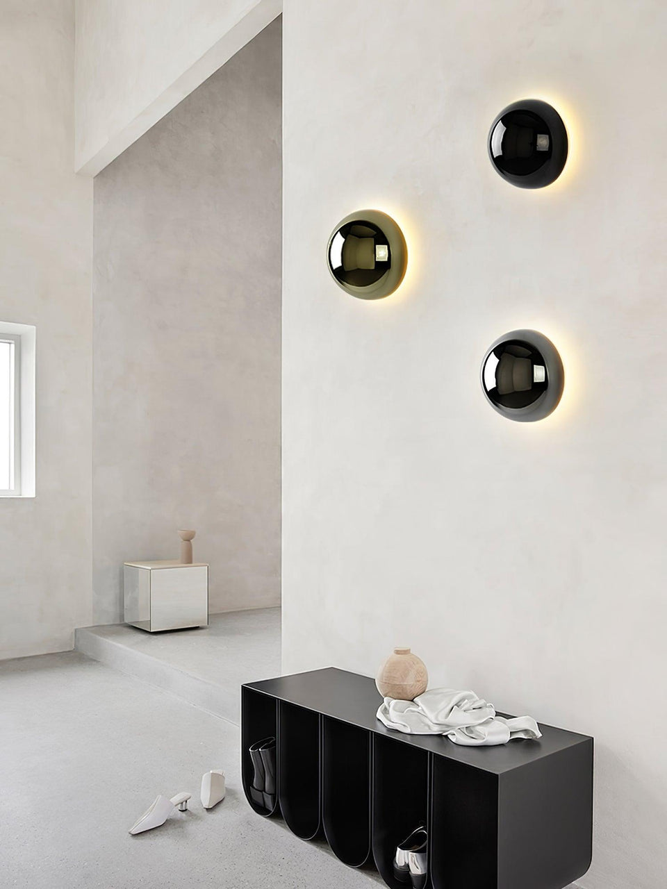 Aurum Sphere Wall Sconce Light-Lighting > Wall Lights-casanuva-casanuva
