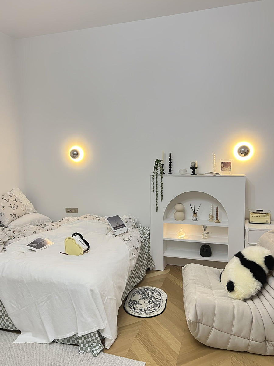 Aurum Sphere Wall Sconce Light-Lighting > Wall Lights-casanuva-casanuva