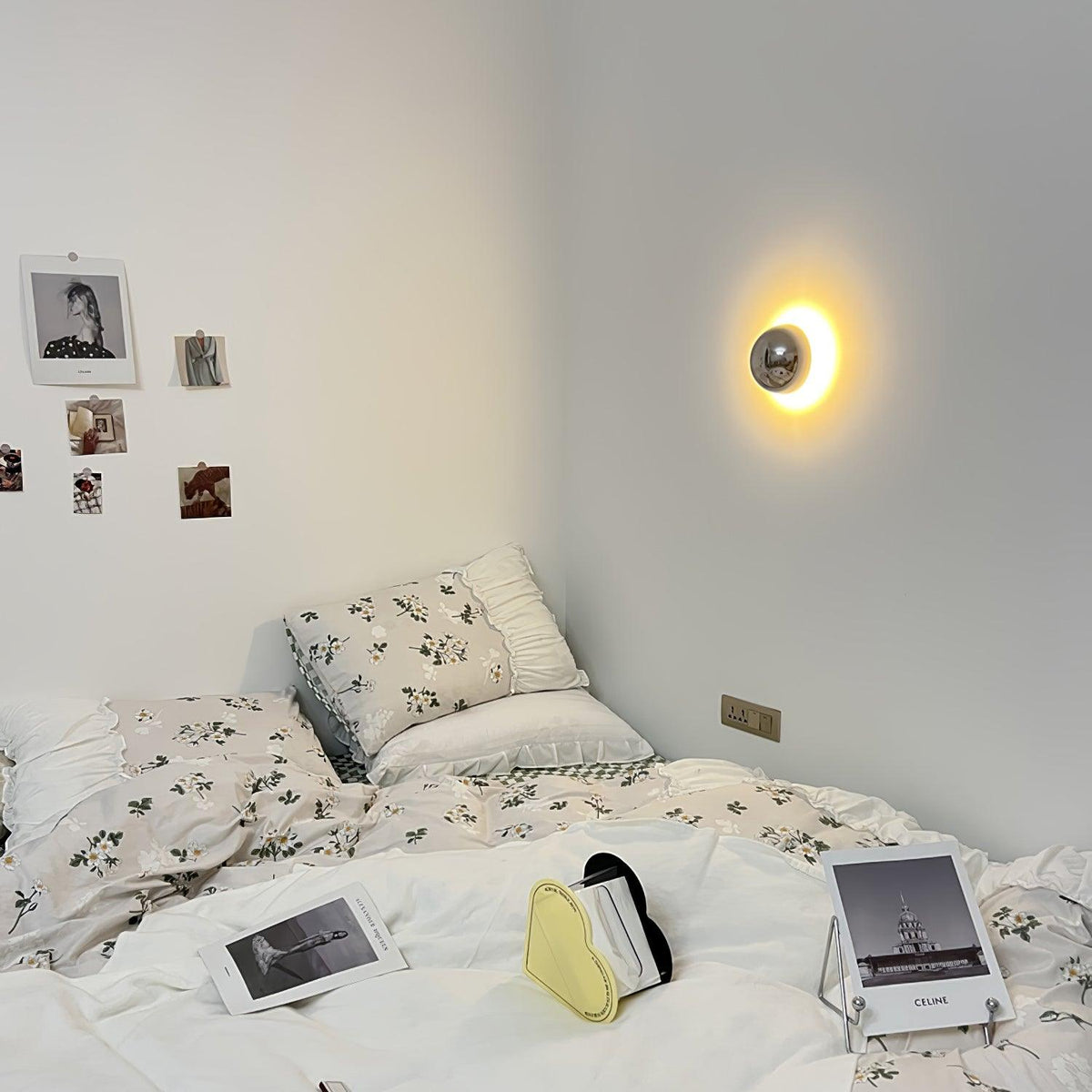Aurum Sphere Wall Sconce Light-Lighting > Wall Lights-casanuva-casanuva