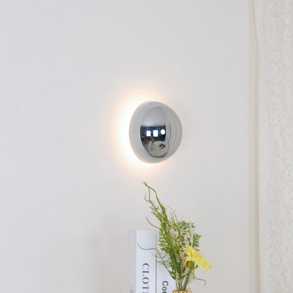 Aurum Sphere Wall Sconce Light-Lighting > Wall Lights-casanuva-casanuva