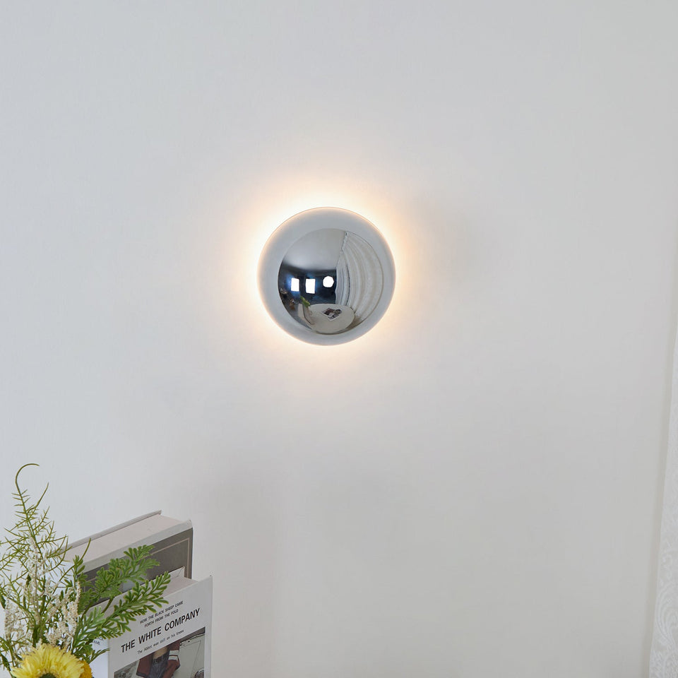 Aurum Sphere Wall Sconce Light-Lighting > Wall Lights-casanuva-casanuva