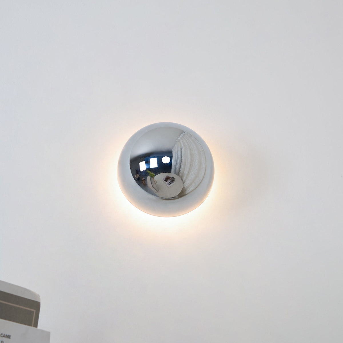 Aurum Sphere Wall Sconce Light-Lighting > Wall Lights-casanuva-casanuva