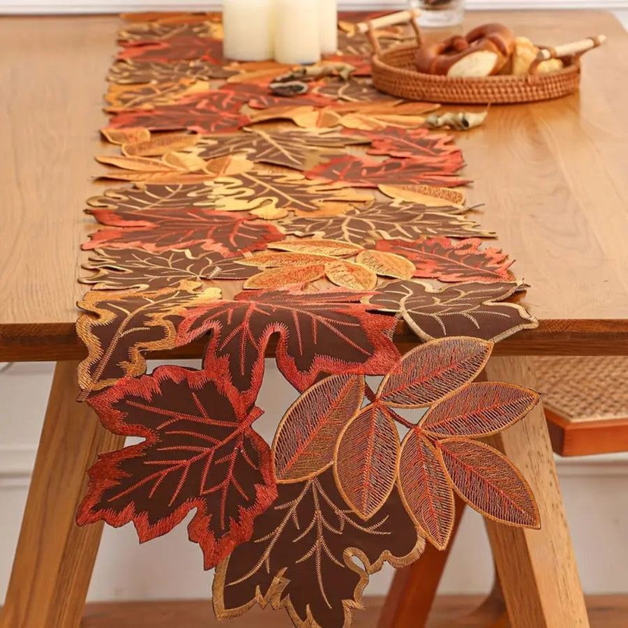 Autumn Leaves Table Runner for Dining Room Decor-Covers & Textiles > Table Runners-casanuva-11"x17"-casanuva