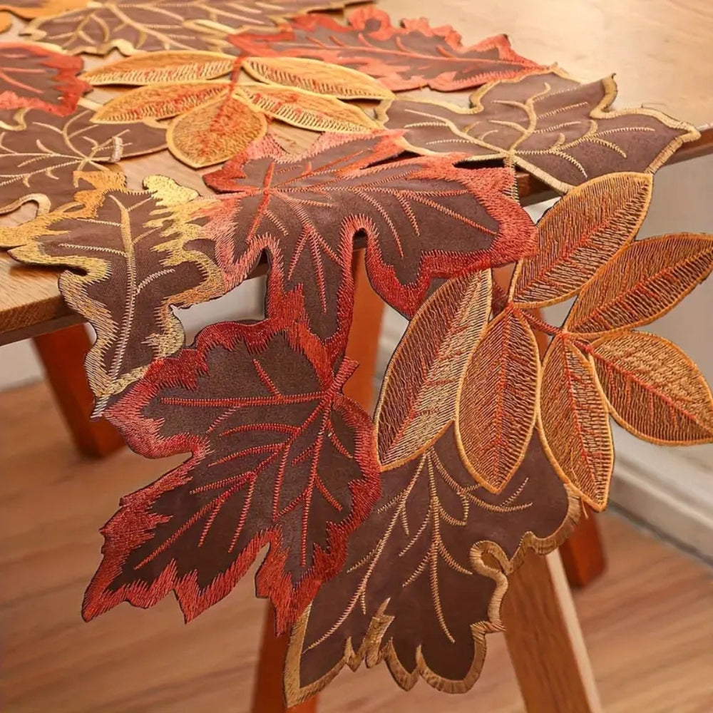 Autumn Leaves Table Runner for Dining Room Decor-Covers & Textiles > Table Runners-casanuva-casanuva