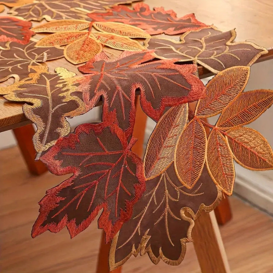 Autumn Leaves Table Runner for Dining Room Decor-Covers & Textiles > Table Runners-casanuva-casanuva