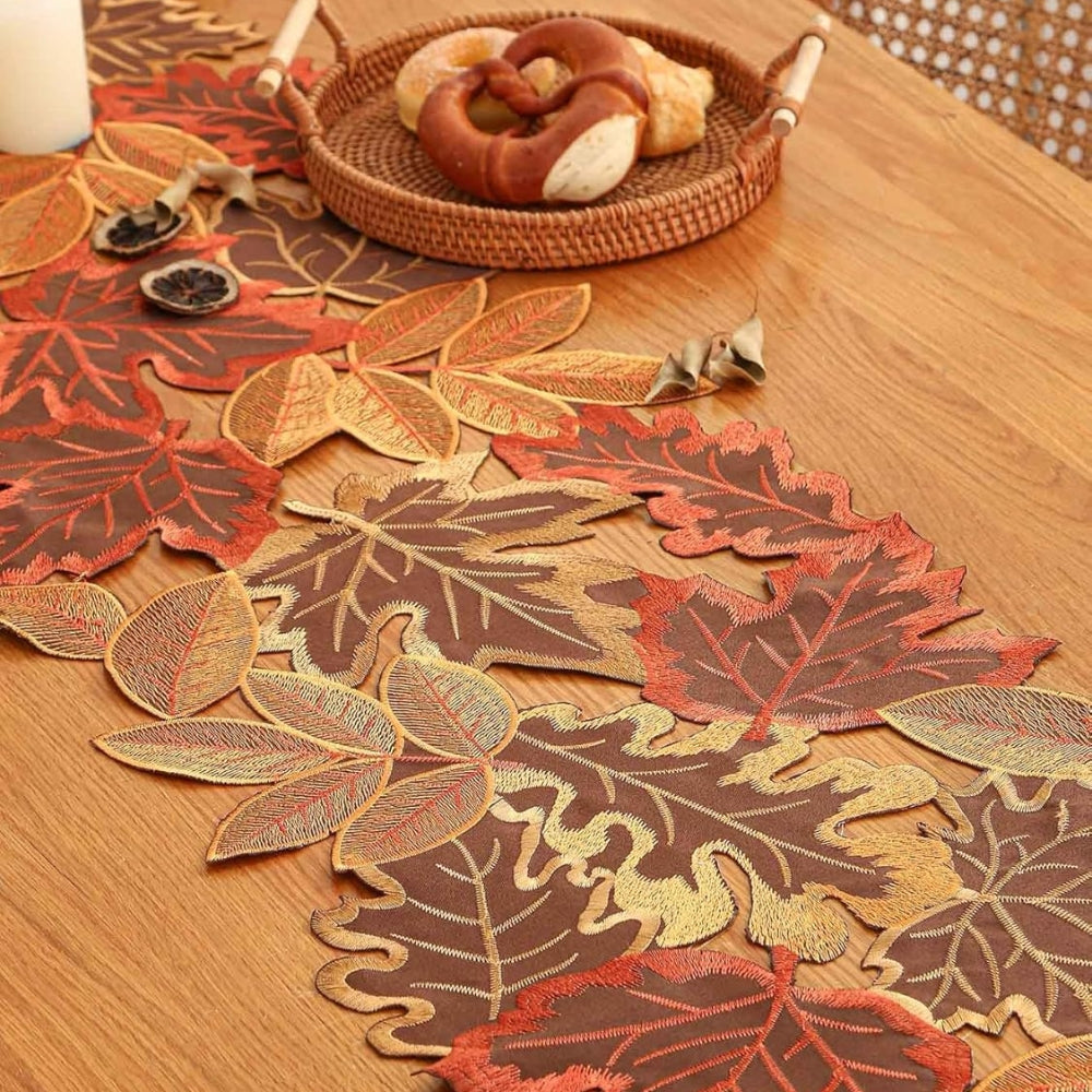 Autumn Leaves Table Runner for Dining Room Decor-Covers & Textiles > Table Runners-casanuva-casanuva