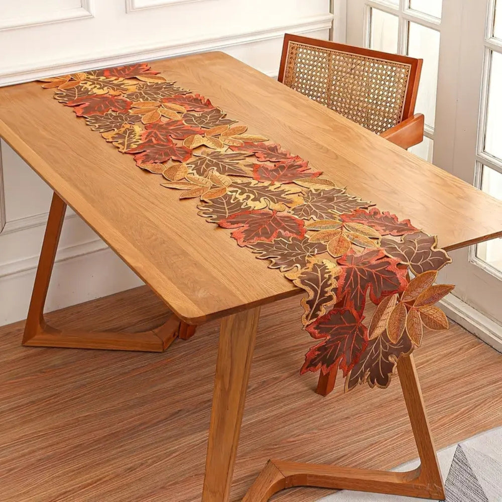 Autumn Leaves Table Runner for Dining Room Decor-Covers & Textiles > Table Runners-casanuva-casanuva