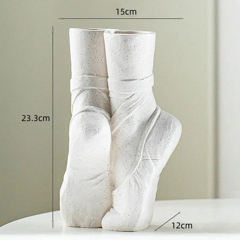 Ballerina Ceramic Vase-Home Decor > Vases-casanuva-casanuva