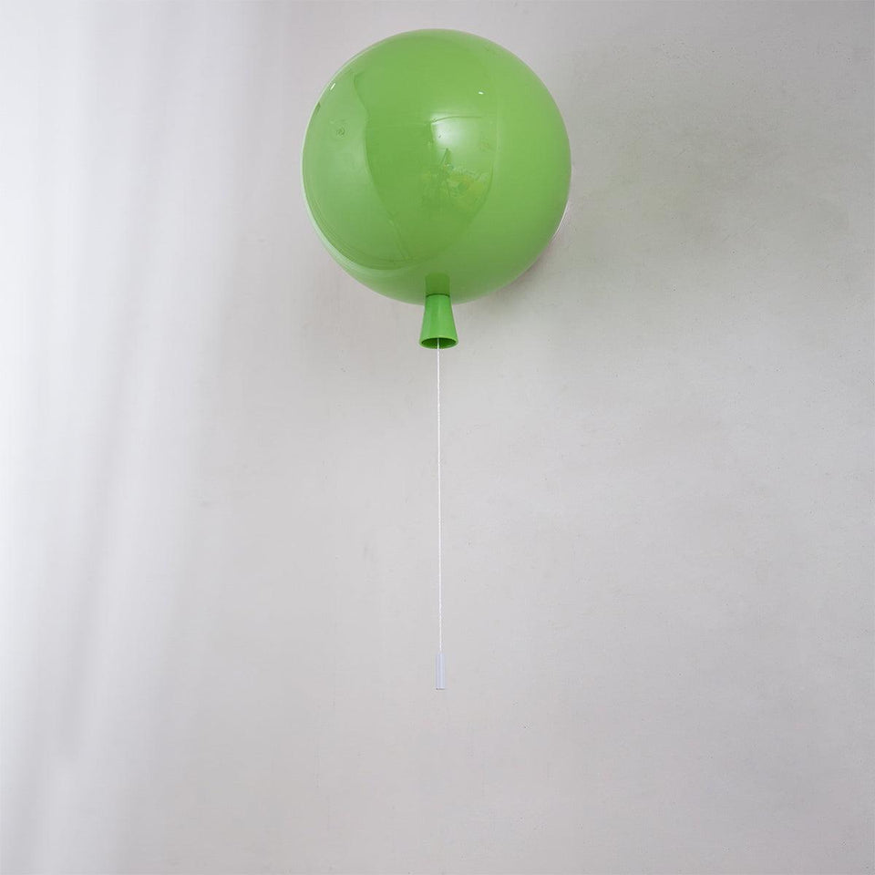 Balloon LED Wall Light-Lighting > Wall Lights-casanuva-9.8" / Dia 25cm-Green-casanuva