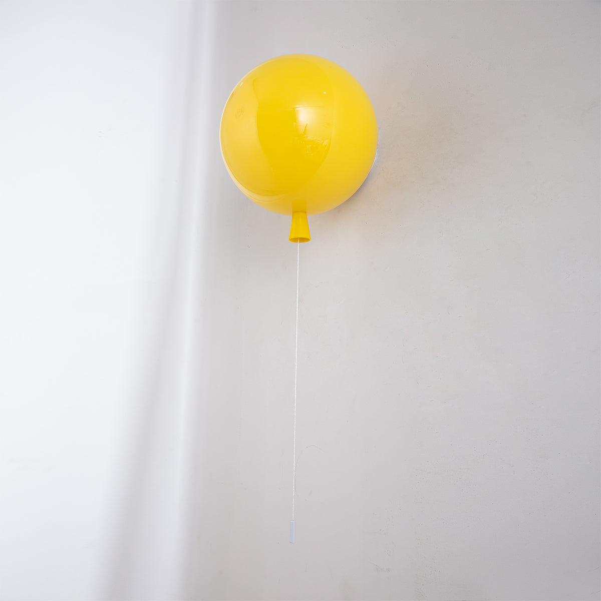 Balloon LED Wall Light-Lighting > Wall Lights-casanuva-9.8" / Dia 25cm-Yellow-casanuva