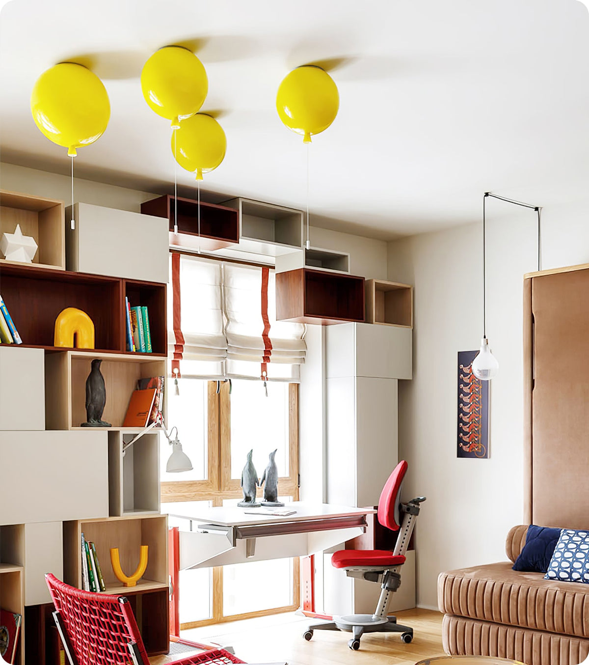 Balloon Pendant Light with Dreamy Design-Lighting > Pendant Lights-casanuva-casanuva