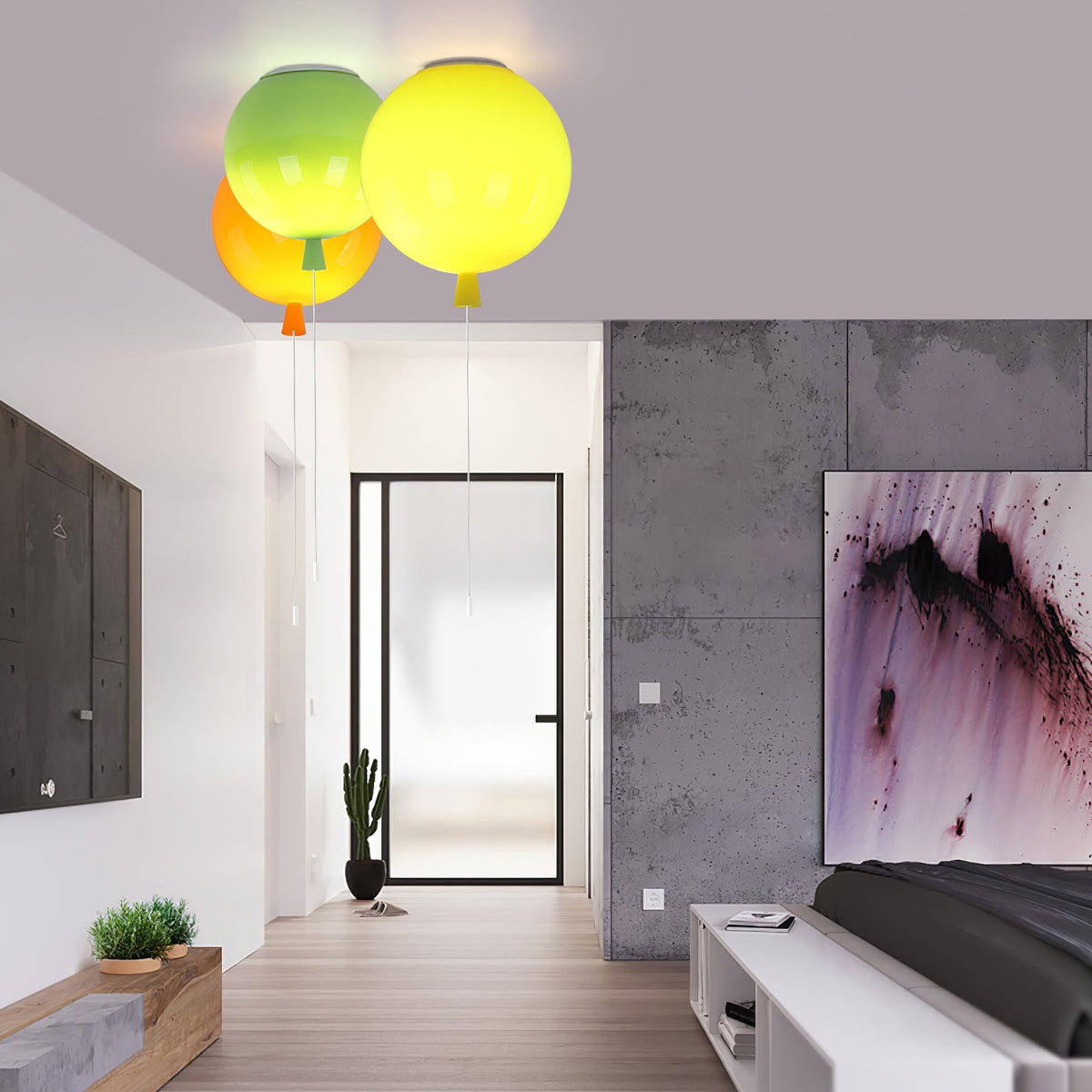 Balloon Pendant Light with Dreamy Design-Lighting > Pendant Lights-casanuva-casanuva