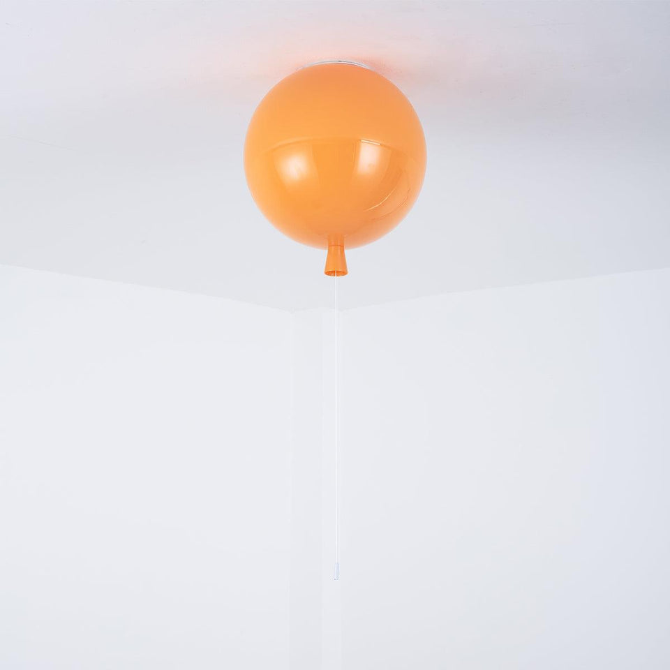 Balloon Pendant Light with Dreamy Design-Lighting > Pendant Lights-casanuva-9.8" / 25cm-Orange-casanuva