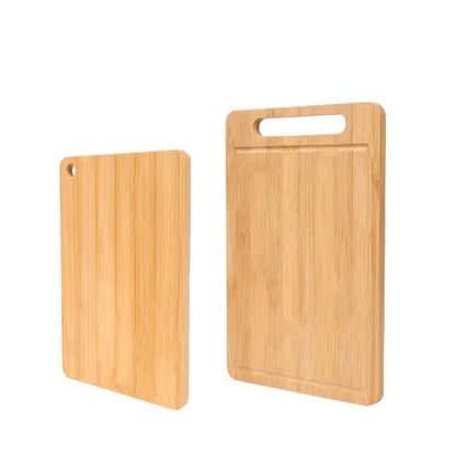 Bamboo Cutting Board Set Premium Quality for Kitchen Use-Kitchen & Dining > Cutting Boards-casanuva-Small and Medium Set-casanuva