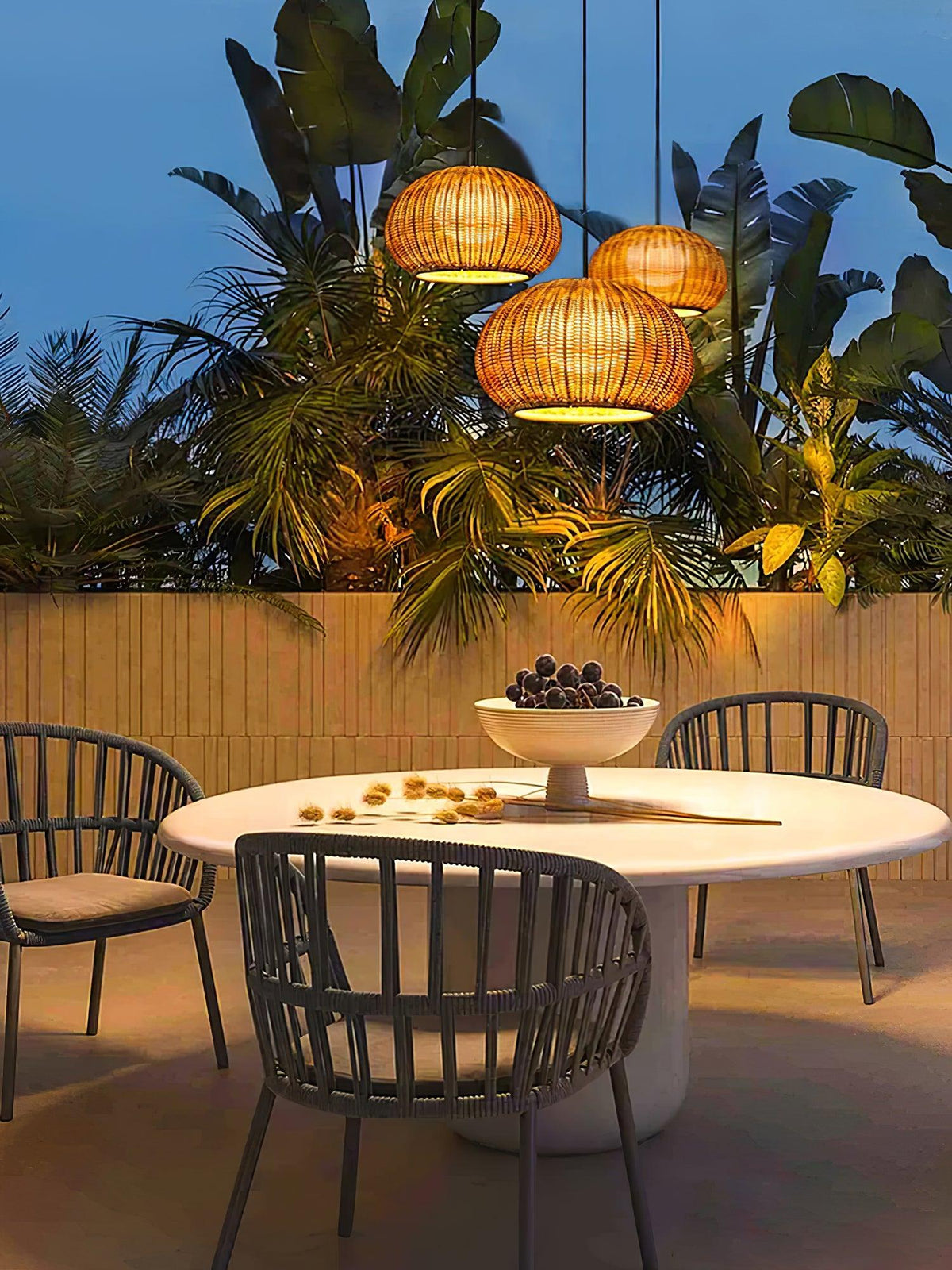 Bamboo Pendant Light Camden Style-Lighting > Pendant Lights-casanuva-casanuva