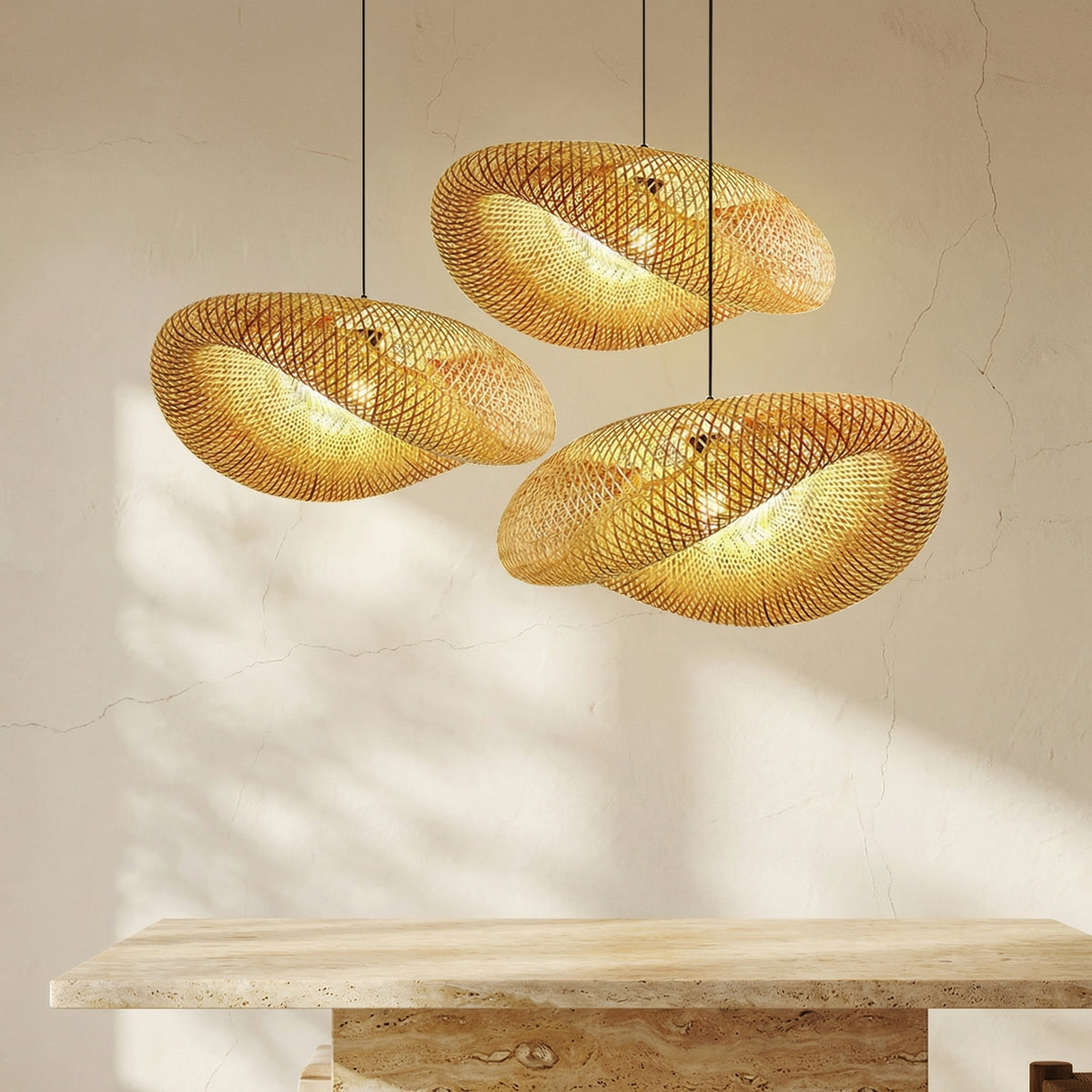 Bamboo Pendant Light Natural Design-Lighting > Pendant Lights-casanuva-casanuva