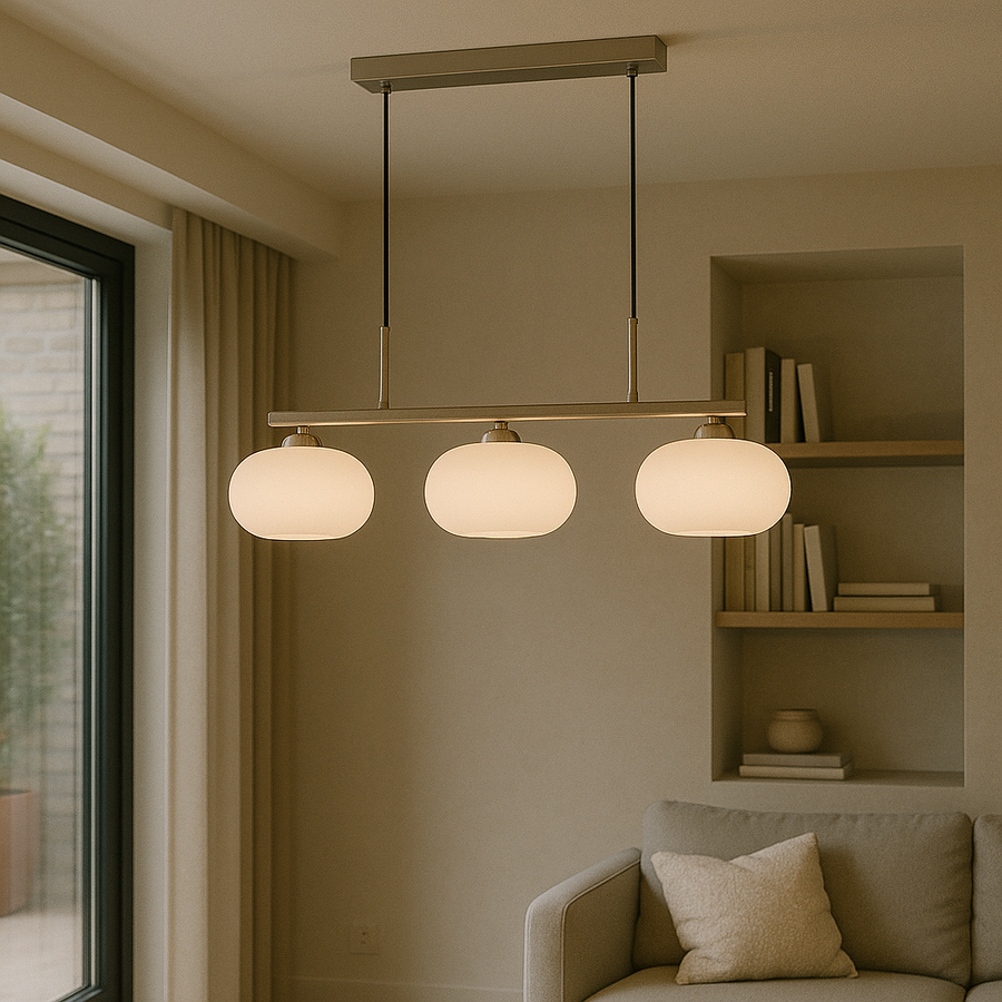 Bauhaus 3-Light Pendant Light for Kitchen Island-Lighting > Pendant Lights-casanuva-casanuva