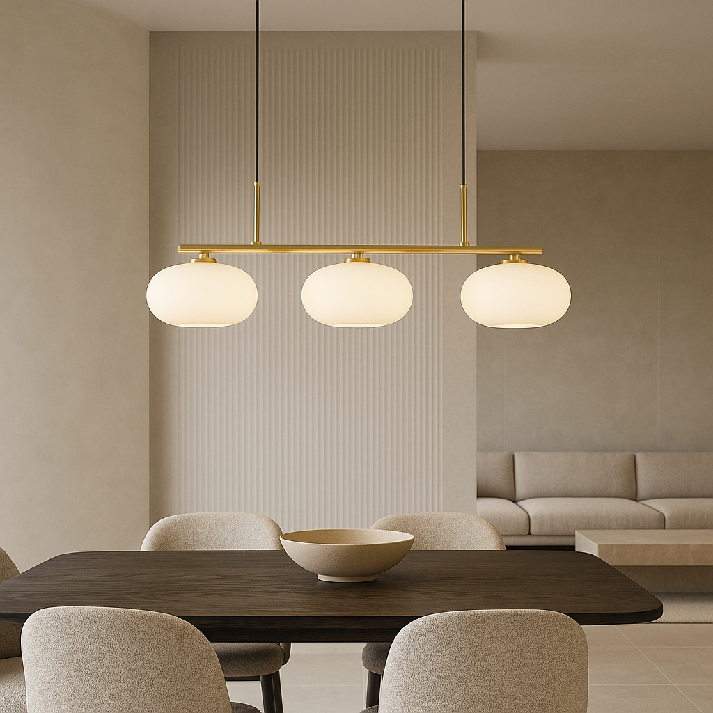 Bauhaus 3-Light Pendant Light for Kitchen Island-Lighting > Pendant Lights-casanuva-casanuva