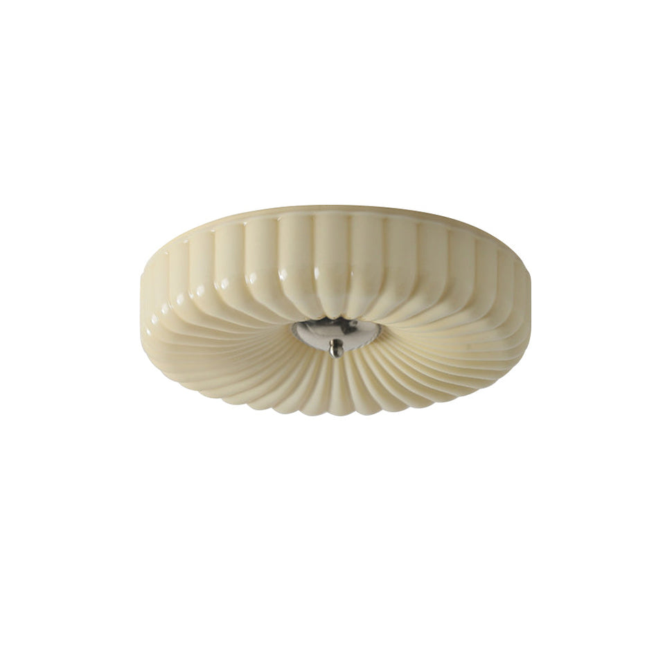 Bauhaus Cream Glass Ceiling Light Vintage Design-Lighting > Ceiling Lights-casanuva-casanuva