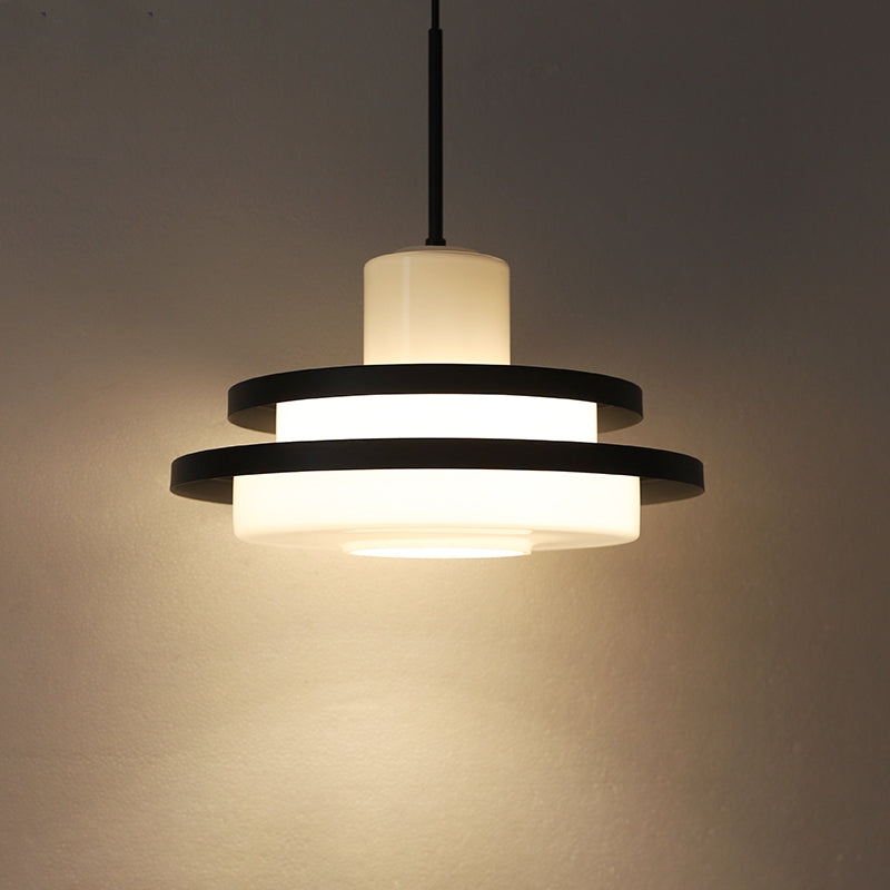 Bauhaus Double Layer Glass Pendant Light-Lighting > Pendant Lights-casanuva-casanuva