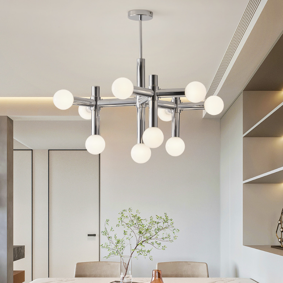 Bauhaus Metal Chandelier-Lighting > Chandeliers & Pendant Lights-casanuva-casanuva