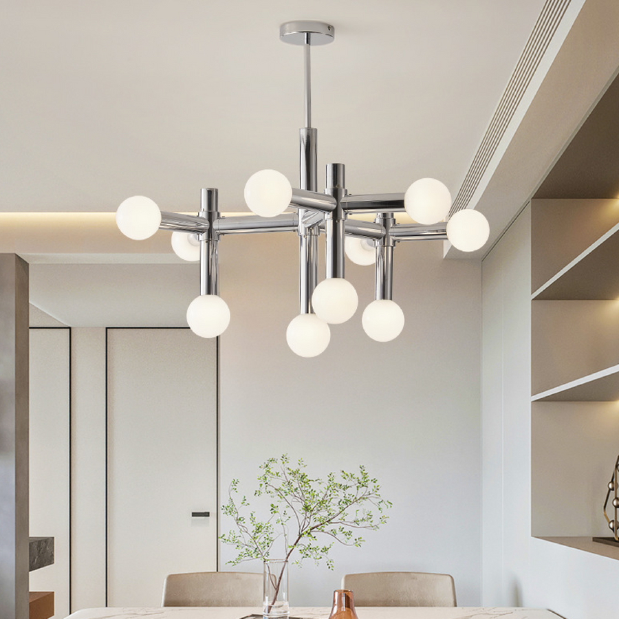 Bauhaus Metal Chandelier-Lighting > Chandeliers & Pendant Lights-casanuva-casanuva