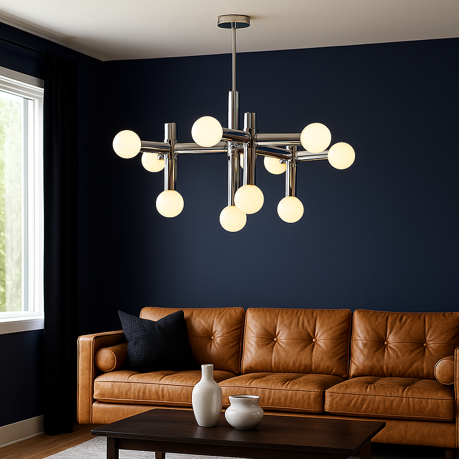 Bauhaus Metal Chandelier-Lighting > Chandeliers & Pendant Lights-casanuva-casanuva