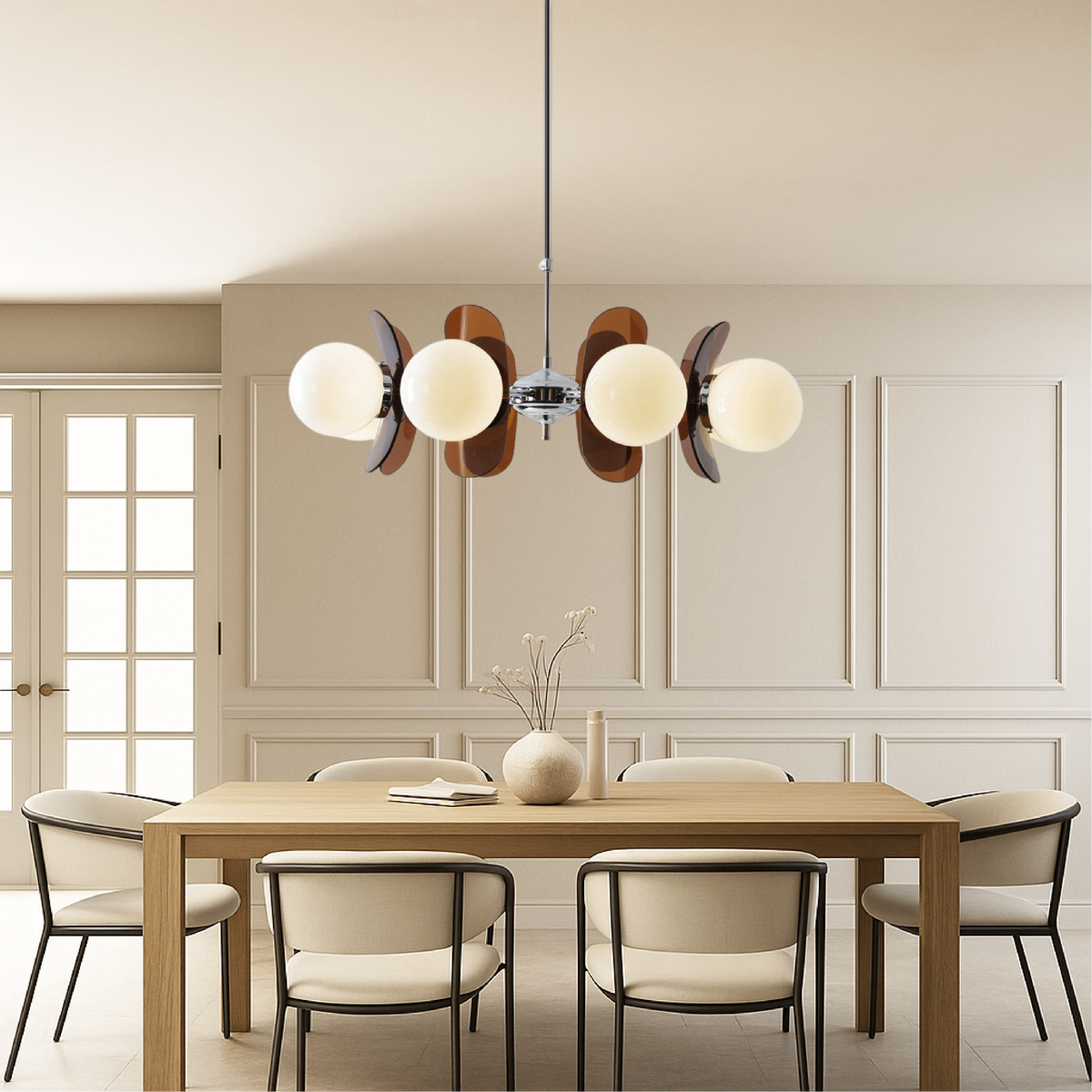 Bauhaus Style Chandelier Modern Lighting Fixture-Lighting > Chandeliers & Pendant Lights-casanuva-casanuva