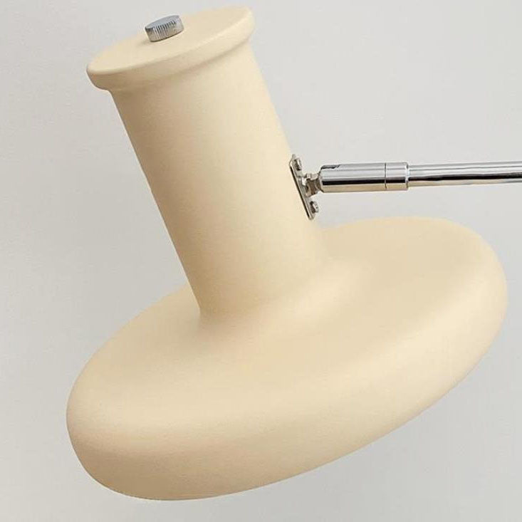 Beige Swing Arm Wall Sconce Lamp 1-Light Nordic Minimalist Design-Lighting > Wall Lights-casanuva-casanuva