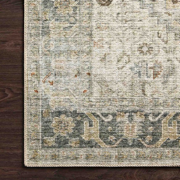 Beige Vintage Area Rug for Living Room in Maintenance-Friendly Fabric-Rugs & Mats > Area Rugs-casanuva-casanuva