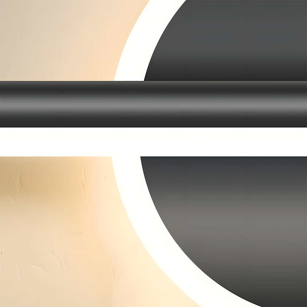 Black LED Vanity Light Fixture for Bathroom and Bedroom-Lighting > Wall Lights-casanuva-casanuva