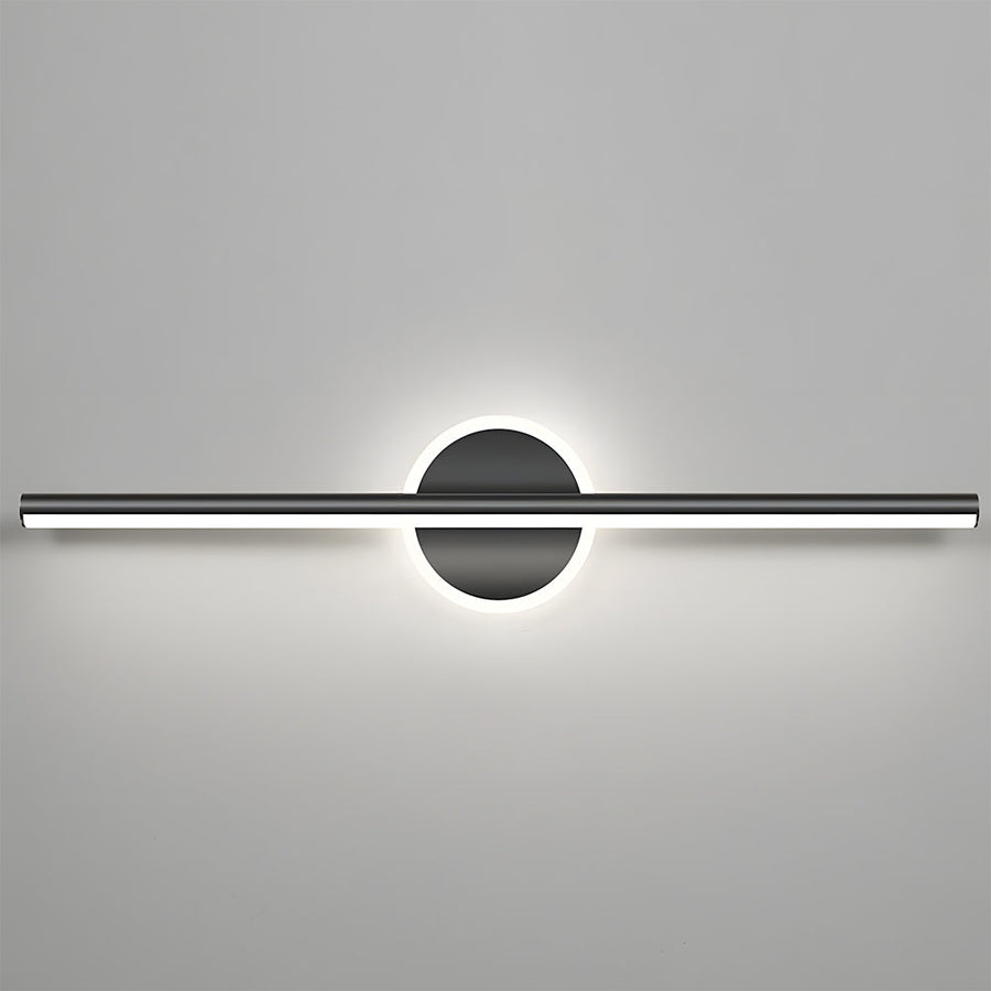Black LED Vanity Light Fixture for Bathroom and Bedroom-Lighting > Wall Lights-casanuva-Black-L80cm(24W)-Cool White-casanuva