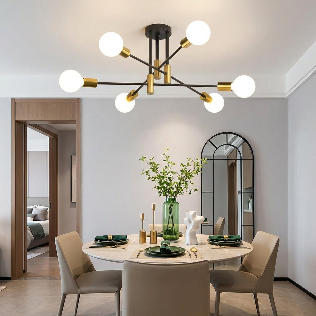 Black Nordic Ceiling Light-Lighting > Ceiling Lights-casanuva-casanuva