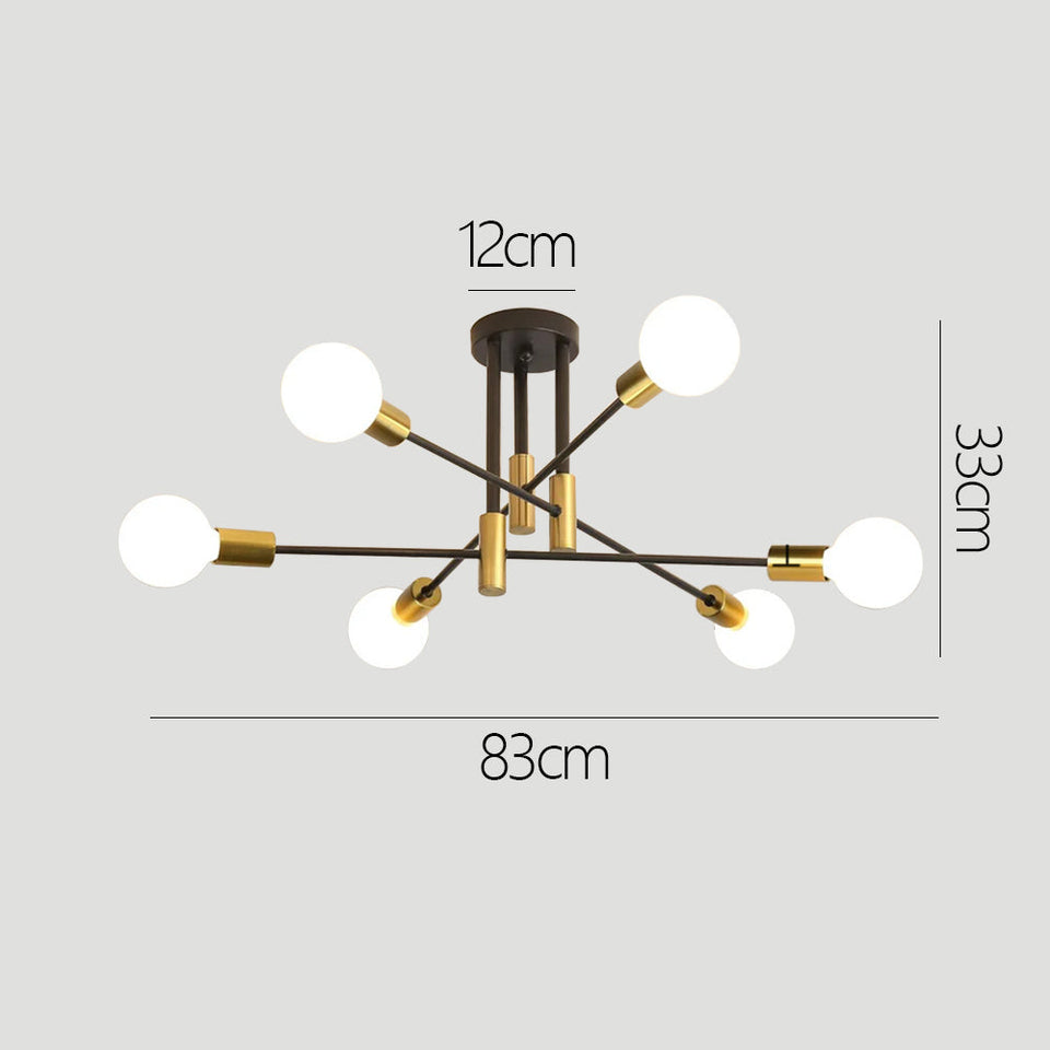Black Nordic Ceiling Light-Lighting > Ceiling Lights-casanuva-casanuva