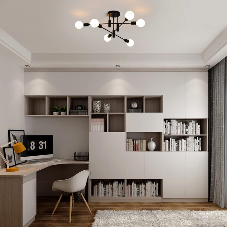 Black Nordic Ceiling Light-Lighting > Ceiling Lights-casanuva-casanuva