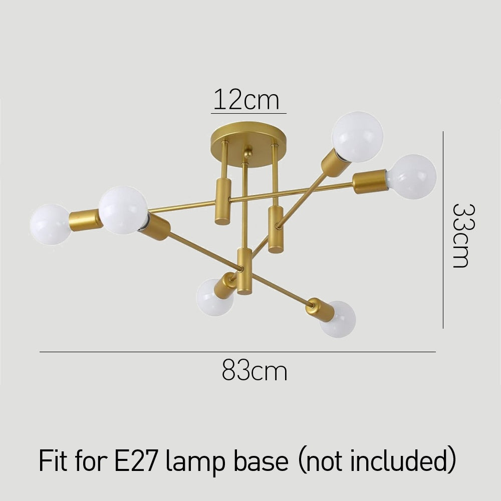 Black Nordic Ceiling Light-Lighting > Ceiling Lights-casanuva-casanuva