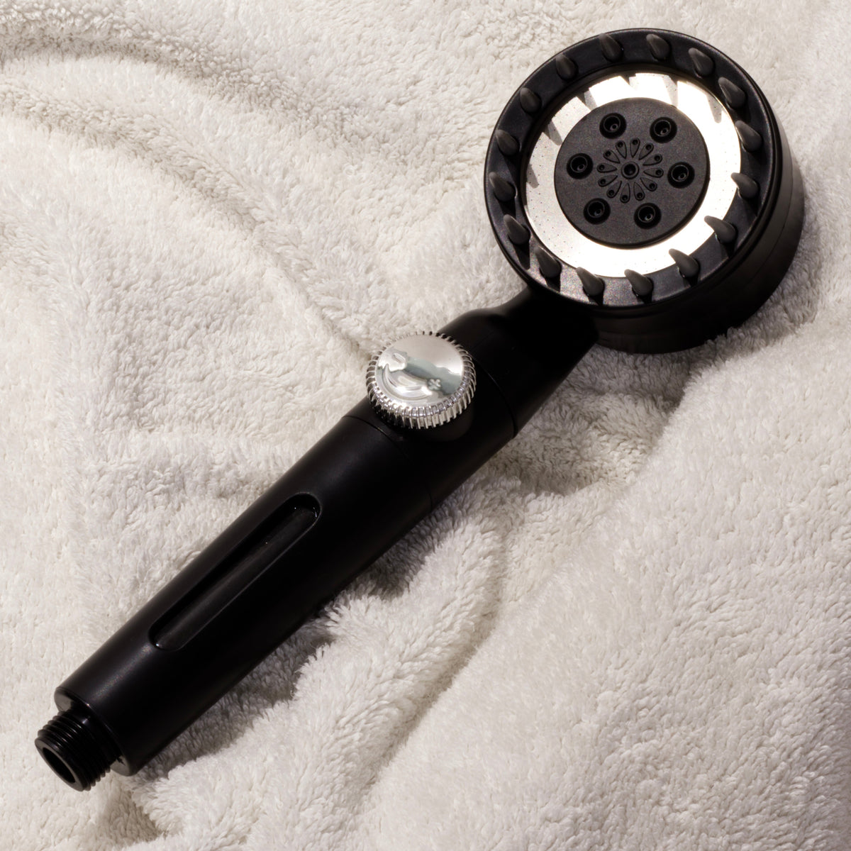 Black Shower Head ABS Plastic with Enhanced Comfort Features-Bedding & Bath > Bathroom Accessories-casanuva-casanuva