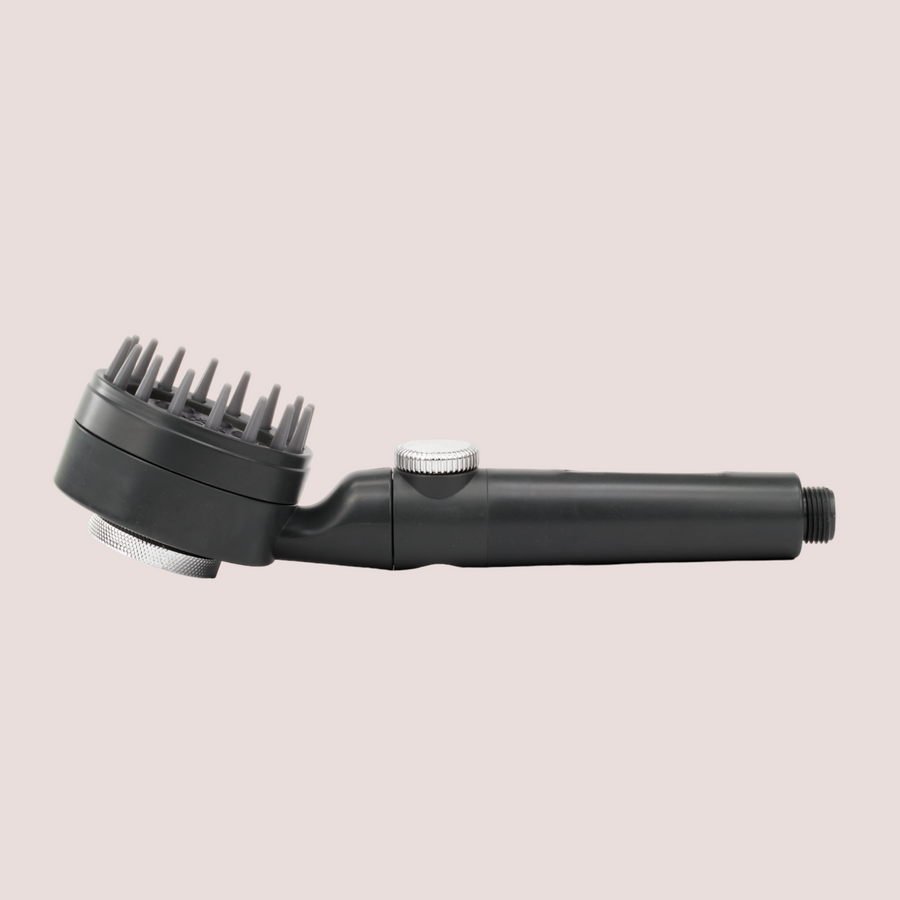 Black Shower Head ABS Plastic with Enhanced Comfort Features-Bedding & Bath > Bathroom Accessories-casanuva-casanuva