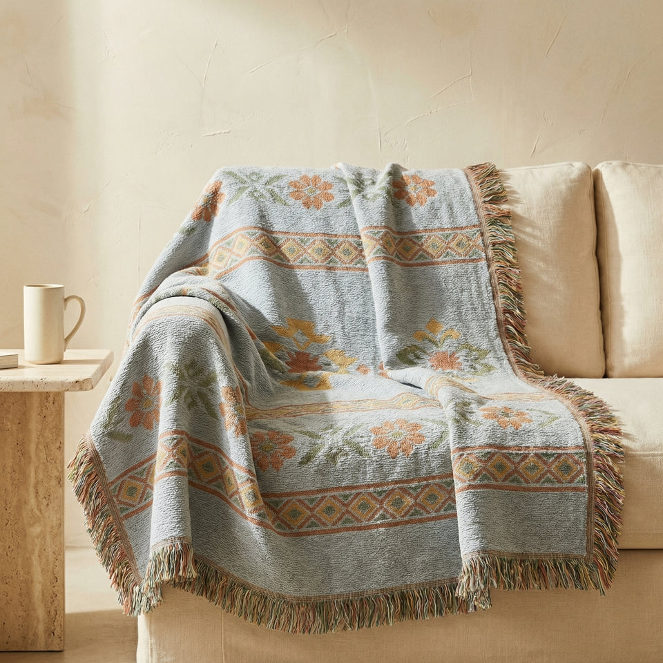 Boho Sofa Cover Washable Stretch Fabric-Covers & Textiles > Sofa Covers-casanuva-casanuva
