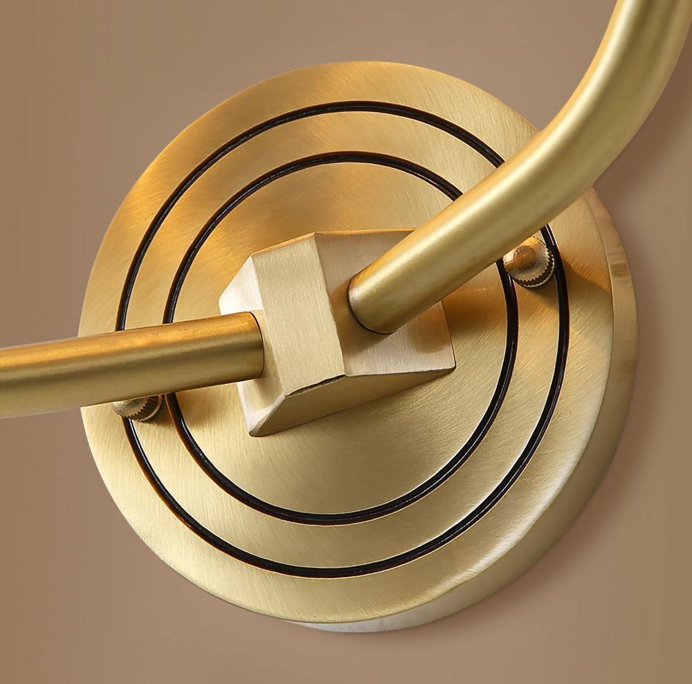 Brass Deer Head Wall Light Fixture-Lighting > Wall Lights-casanuva-casanuva