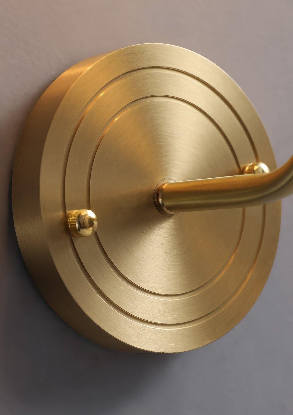 Brass Deer Head Wall Light Fixture-Lighting > Wall Lights-casanuva-casanuva