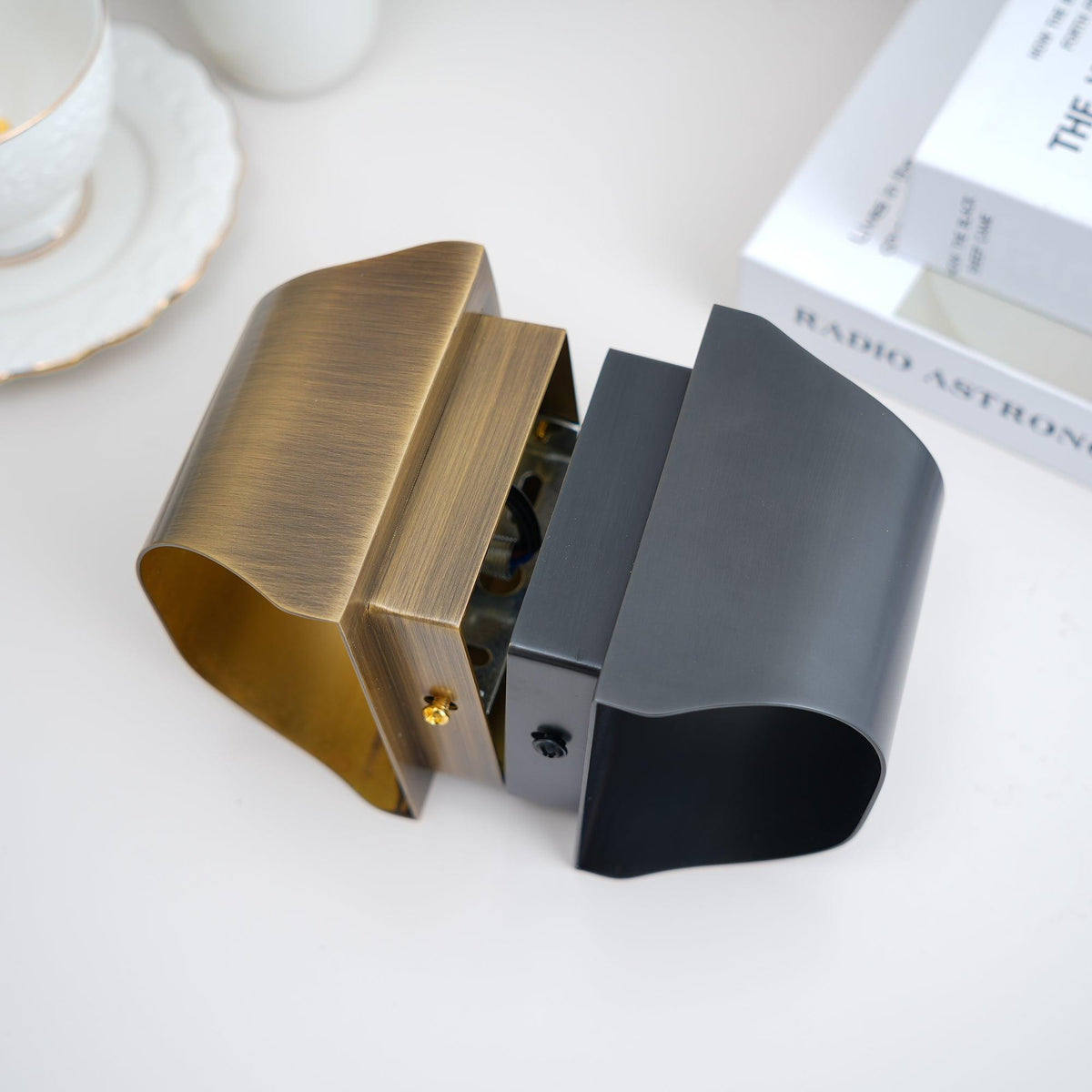 Brass Wall Lamp with Adjustable Arm-Lighting > Wall Lights-casanuva-casanuva