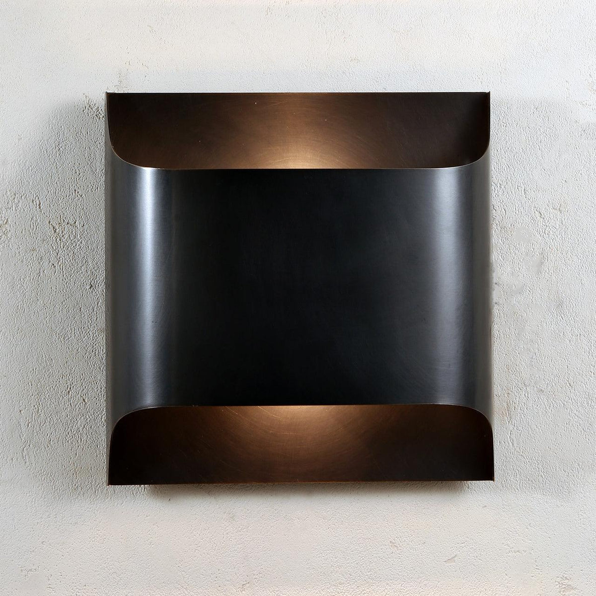 Brass Wall Lamp with Adjustable Arm-Lighting > Wall Lights-casanuva-25cmx25cm (E14 Bulb-Matte Black-casanuva