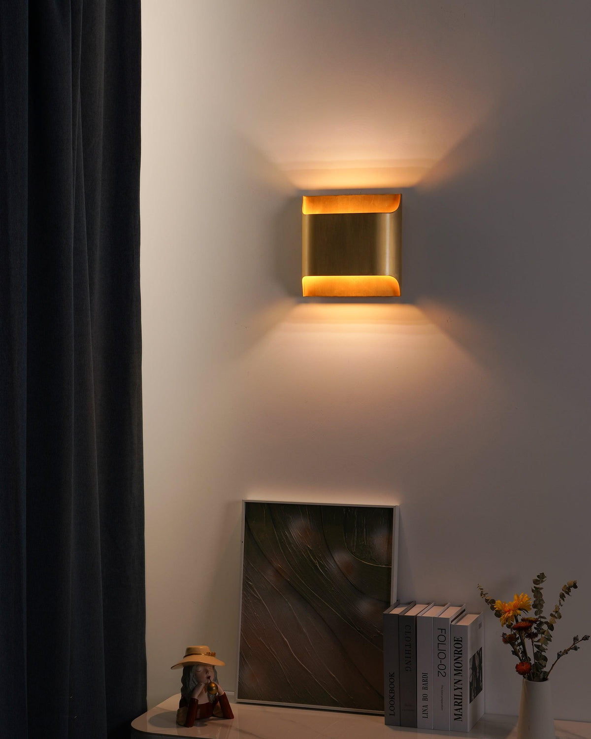 Brass Wall Lamp with Adjustable Arm-Lighting > Wall Lights-casanuva-casanuva