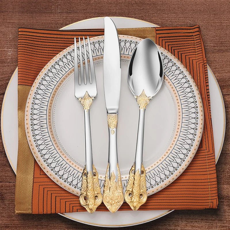 British Cutlery Set Timeless Elegance for Everyday Dining-Kitchen & Dining > Cutlery-casanuva-casanuva