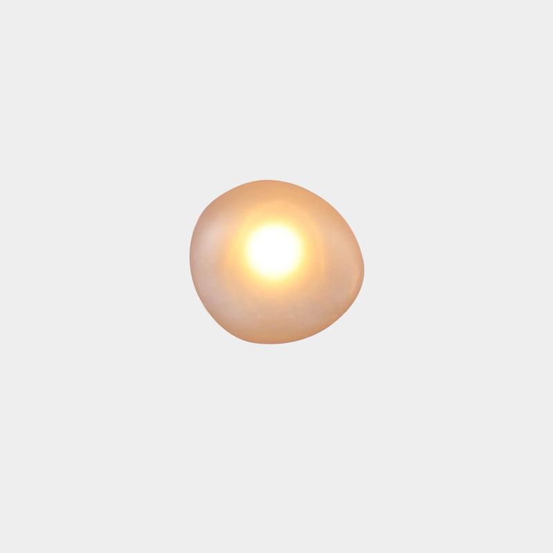 Bubble Glass Wall Light Fixture-Lighting > Wall Lights-casanuva-22cmx22cm-Amber & Gold-Warm Light-casanuva